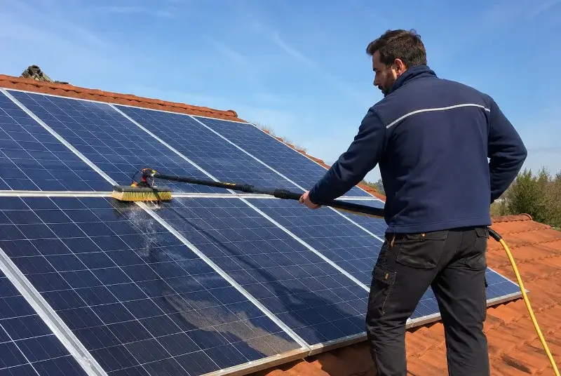Nettoyage et entretien de panneaux solaires à Talairan